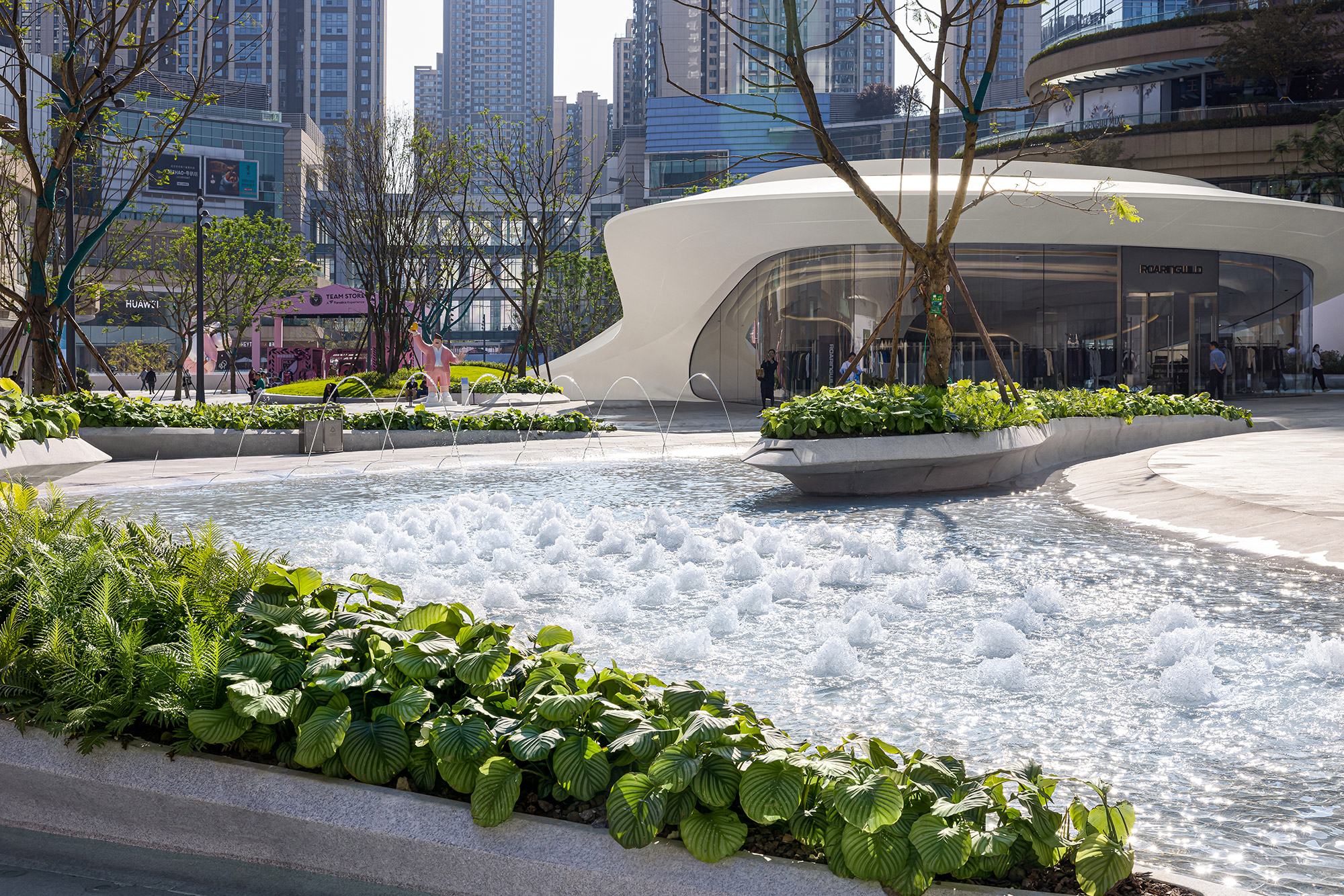 Chengdu MixC Public Plaza Renovation by Zaha Hadid and FLO Landscape Design thumbnail