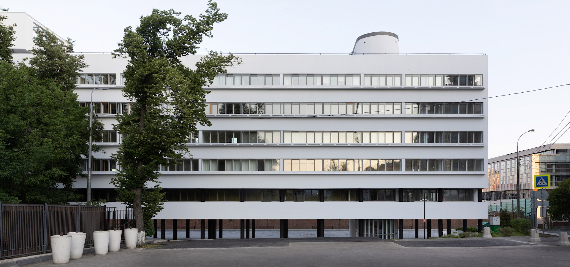 The Narkomfin Building by Moisei Ginzburg and Ignaty Milinis