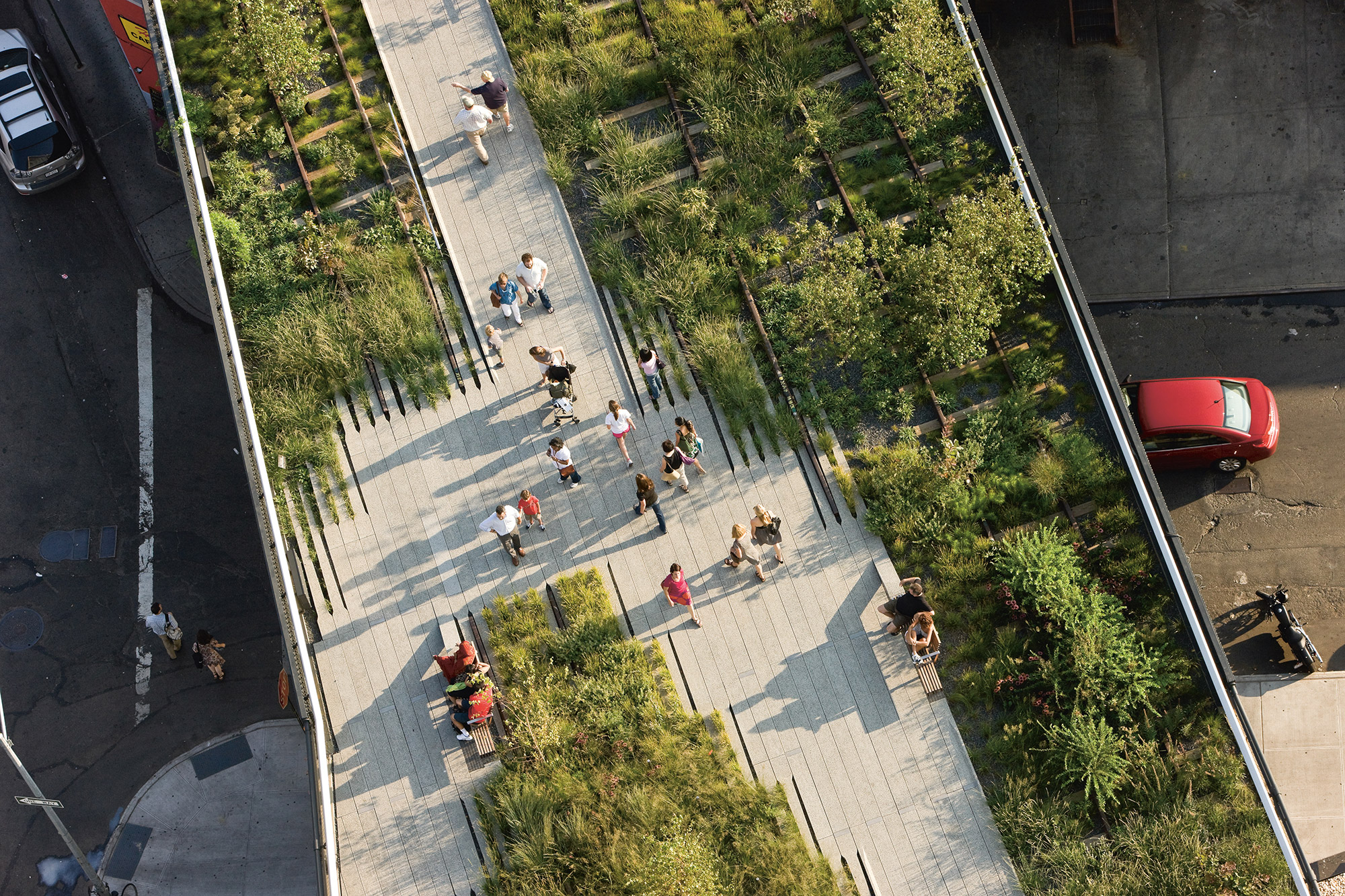 The High Line in New York by Diller Scofidio + Renfro, James Corner Field Operations, and Piet Oudolf