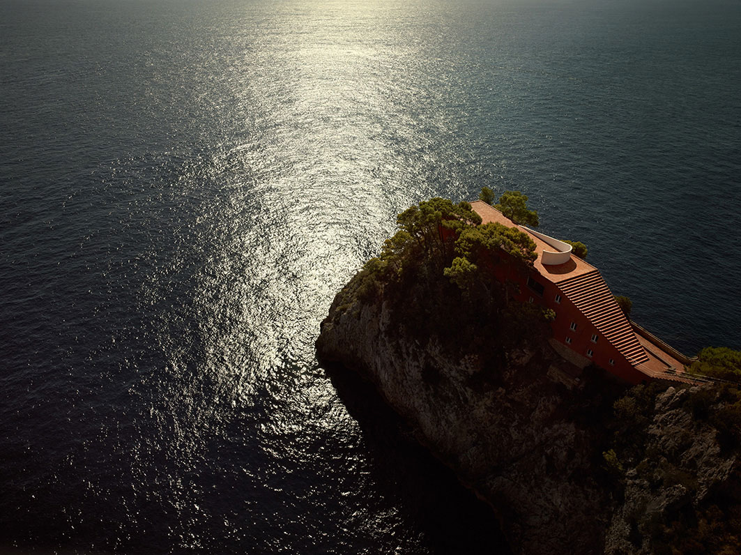 Casa Malaparte, location of the latest Louis Vuitton spot with