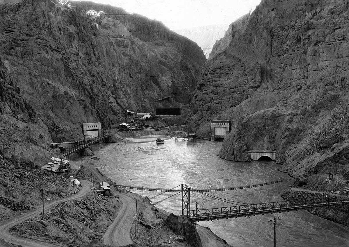 hoover dam construction pictures