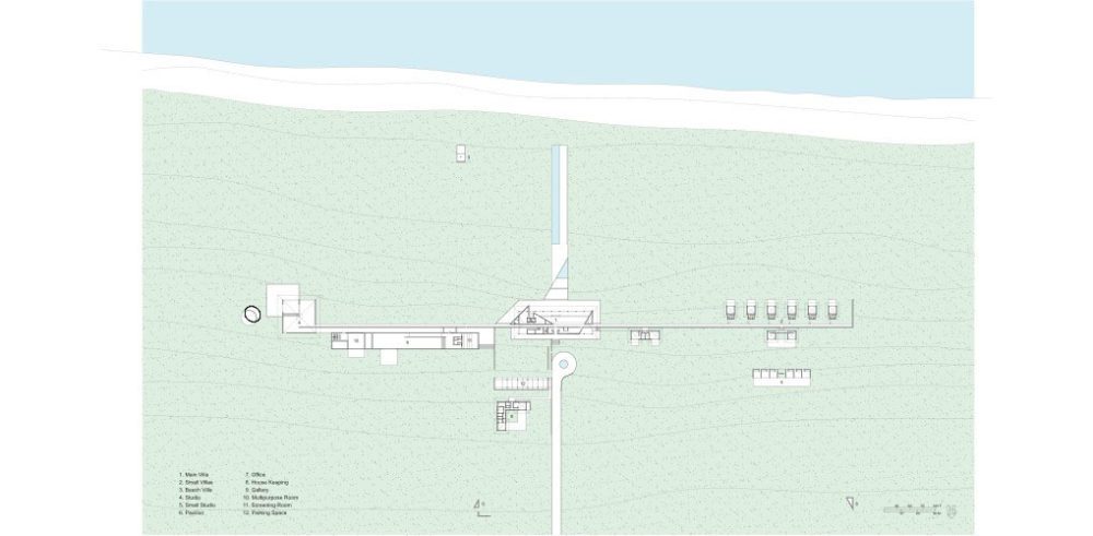Casa Wabi Site Plan | © Tadao Ando
