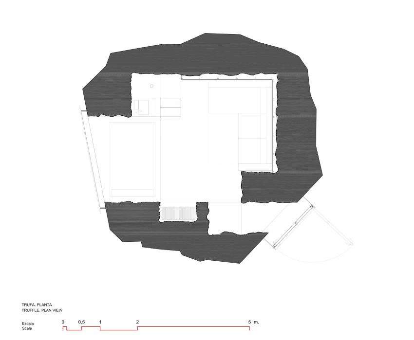 Floor Plan - The Truffle house / Ensamble Estudio