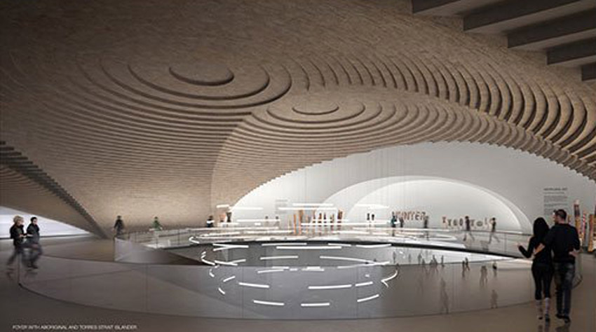 Kengo Kuma proposal for the Sydney Art Gallery Expansion