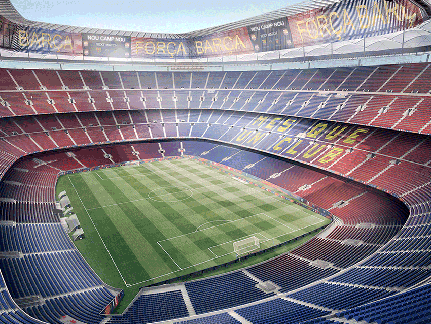 New Camp Nou Stadium Interior