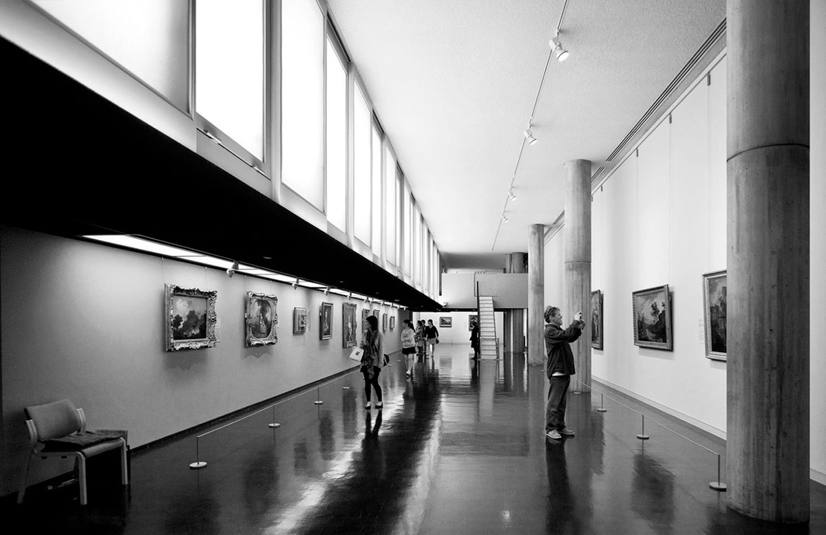 Interior Galleries of the National Museum of Western Art in Tokyo / Le Corbusier