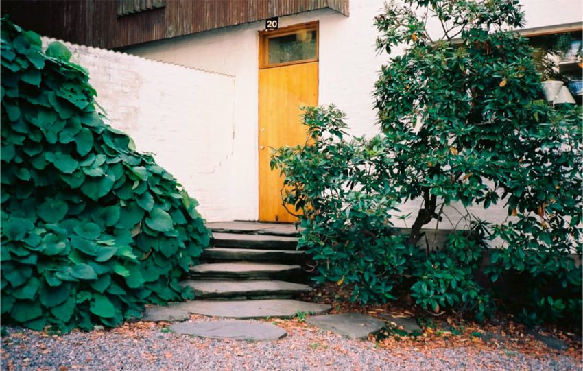 Door entrance of the Aalto home