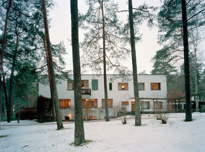 Exterior view of Villa Mairea by Alvar Aalto
