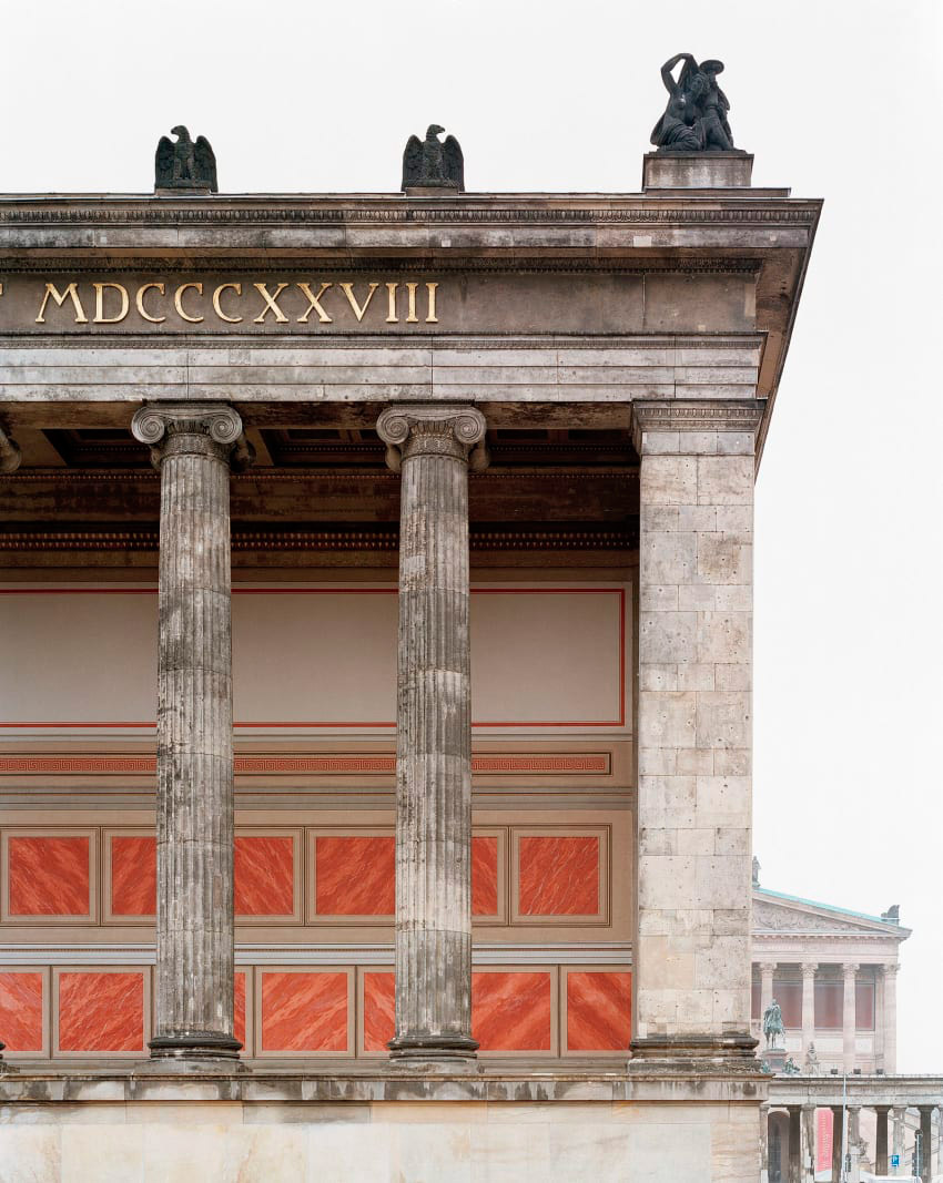 Facade detaisl of the Altes Museum  by Karl Friedrich Schinkel