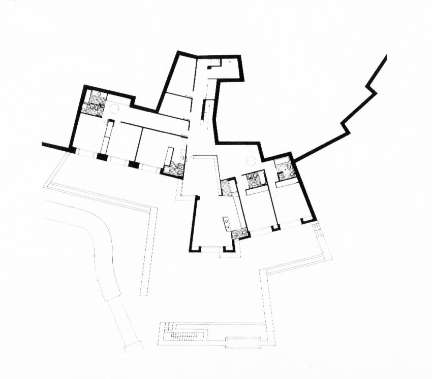 Ground Floor Plan of Raventos House by Antonio Bonet Castellana