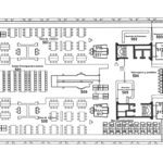 Floor plan of the national library of Argentina