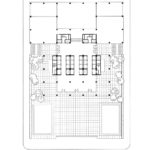 Floor Plan Seagram Building in New york by Mies Van Der Rohe