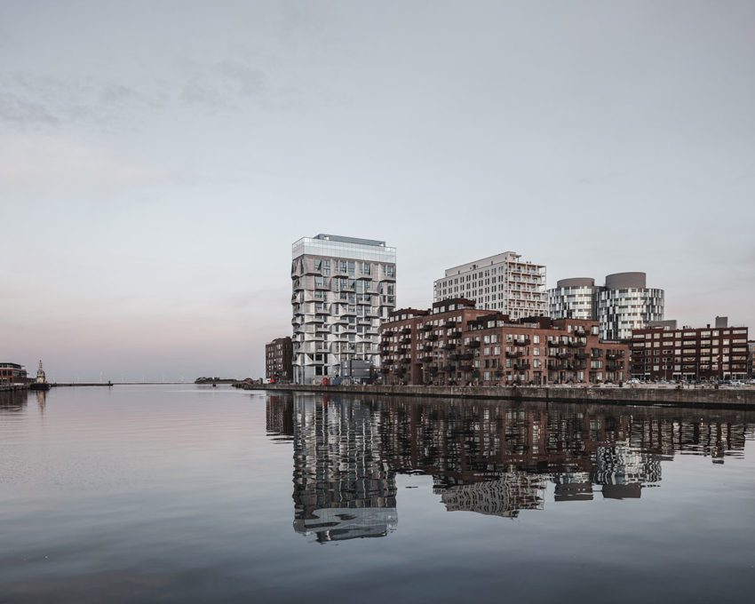 River View of the Silo Apartment Building by COBE