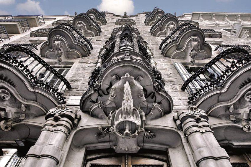 Facade detail by Antonio Gaudi