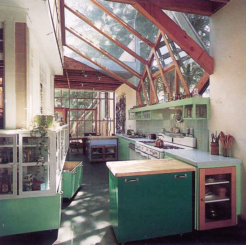 Kitchen of Gehry House Residence in Santa Monica