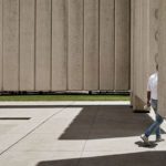 Exit of the John Fitzgerald Kennedy Memorial Plaza by Philip Johnson