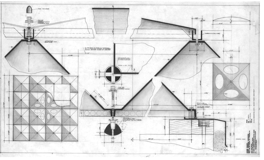 Renzo Piano drawings for the Olivetti Underwood Factory in Pennsylvania / Louis Kahn