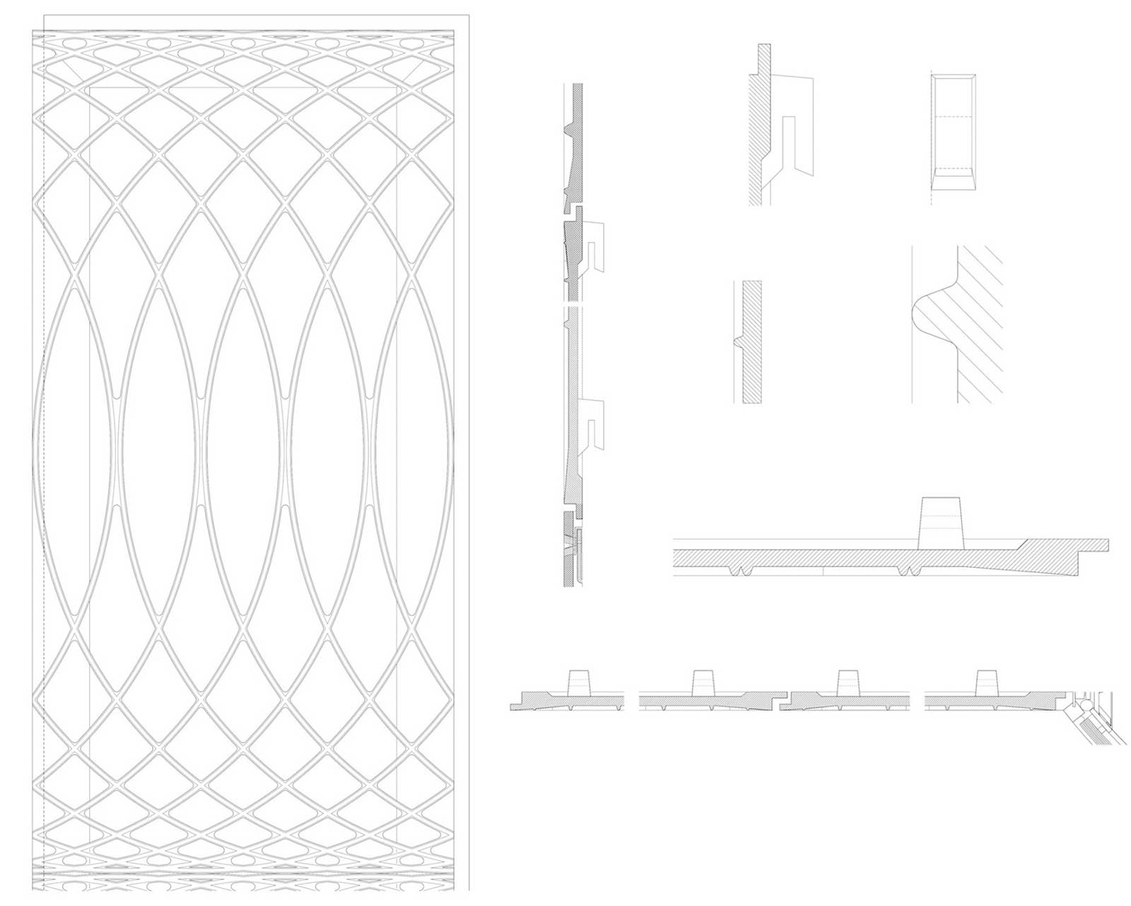 Detail Plans Paul Smith Retail Shop in London / 6a architects