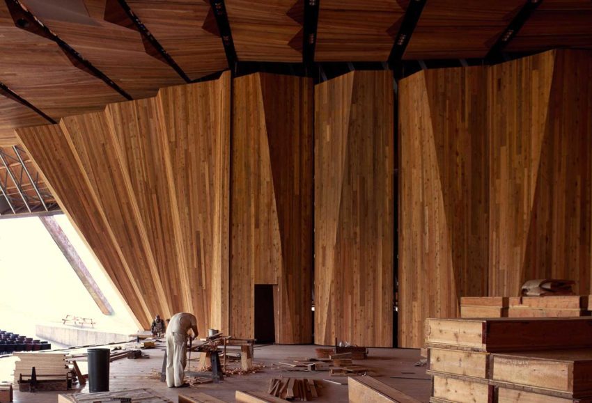 Interior of the Blossom Music Center in Cuyahoga Valley / Peter van Dijk