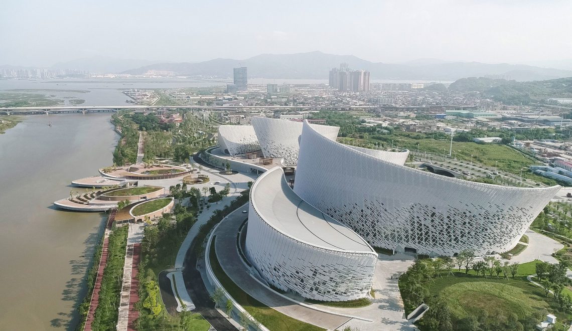Aerial View - Fuzhou Strait Culture And Art Centre / PES-Architects
