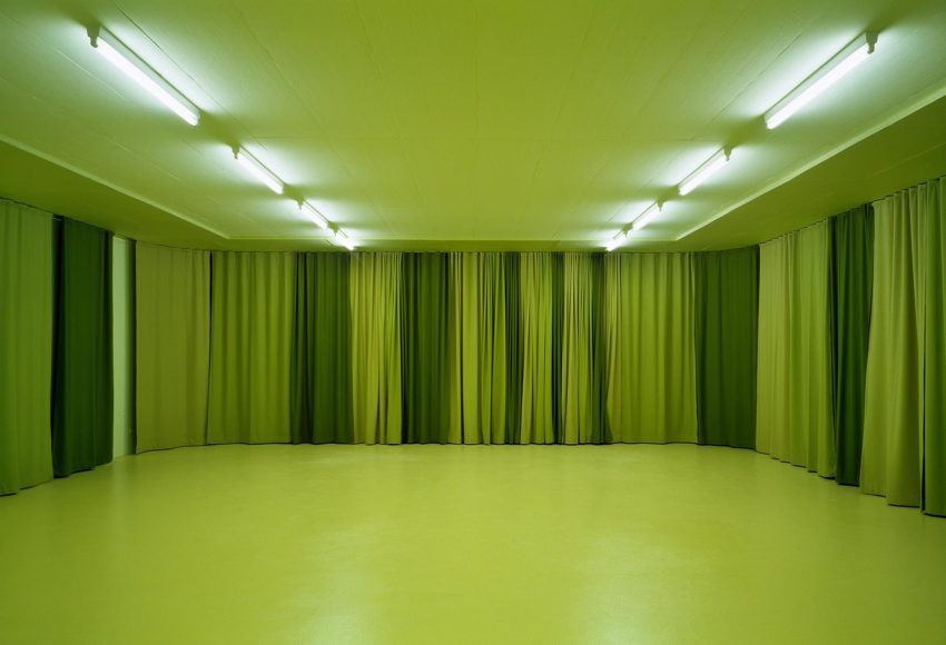 Green interior room - cultural centre