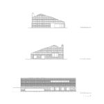 Elevations - Community building ‘La Tuffière’ in Corpataux-Magnedens / 2b architectes