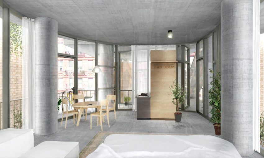 Interior - Table Top Apartments: New York Affordable Housing / Kwong Von Glinow