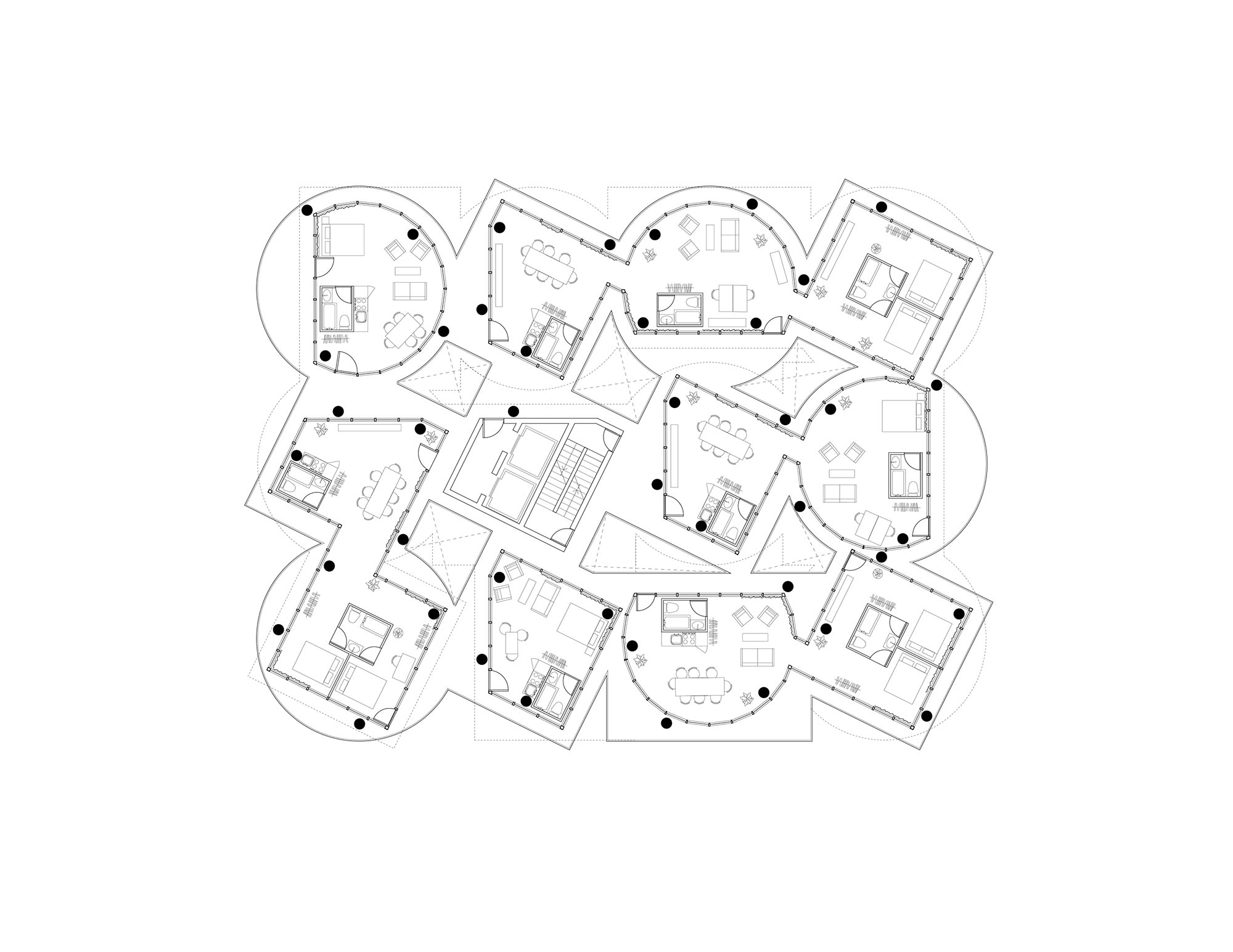 Plans - Table Top Apartments: New York Affordable Housing / Kwong Von Glinow