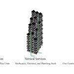 Vertical circulation - Table Top Apartments: New York Affordable Housing / Kwong Von Glinow
