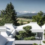 Patio - Courtyard Houses in Zumikon / Think Architecture