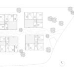 Site Plan - Courtyard Houses in Zumikon / Think Architecture