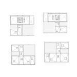Floor Plans 2 - Courtyard Houses in Zumikon / Think Architecture