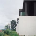 Facade - Five Patio Houses in Meilen / Think Architecture