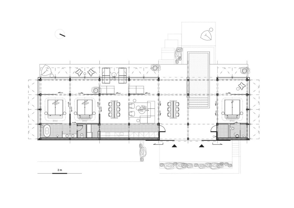 Floor Plan Atelier Villa / Formafatal