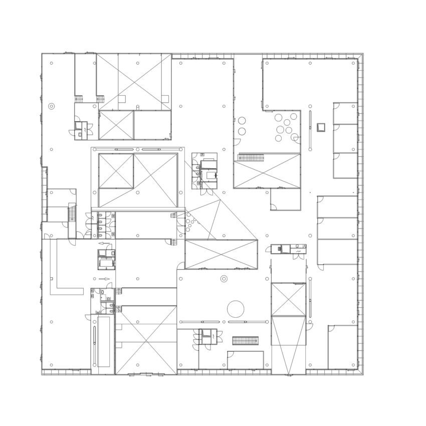 Floor Plan - Villa VPRO Headquarters / MVRDV