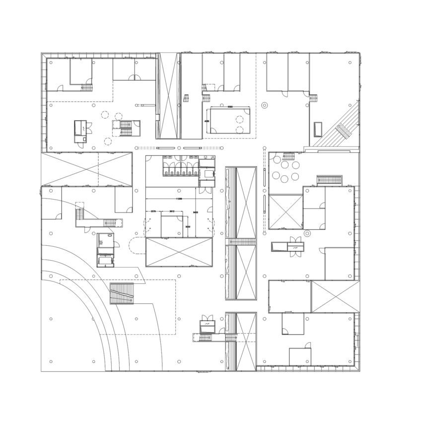 Floor Plan - Villa VPRO Headquarters / MVRDV