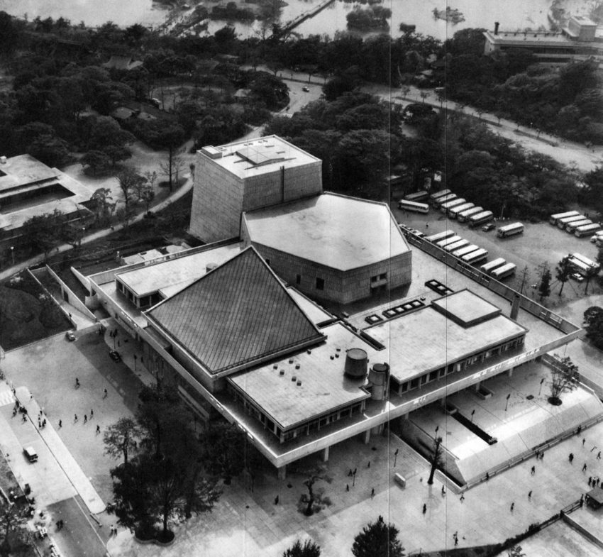 Aerial View - Tokyo Metropolitan Festival Hall (Tokyo Bunka Kaika / Kunio Maekawa