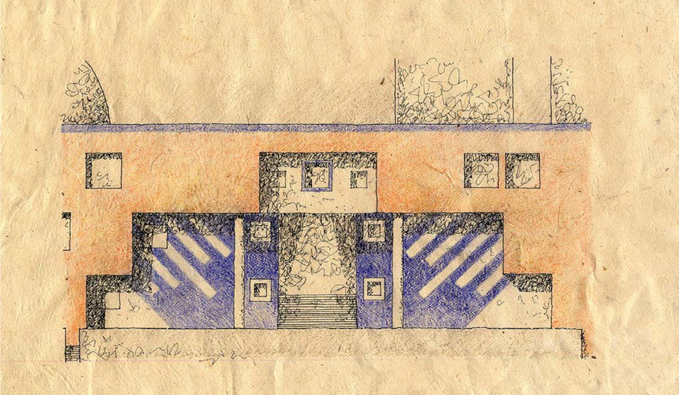 Elevation detail drawing