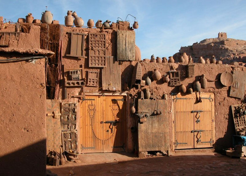 Entrance - Ksar Aït Benhaddou in Morocco / Unesco World Heritage