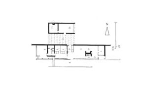 Floor Plan - Utzon's House in Hellebæk / Jørn Utzon