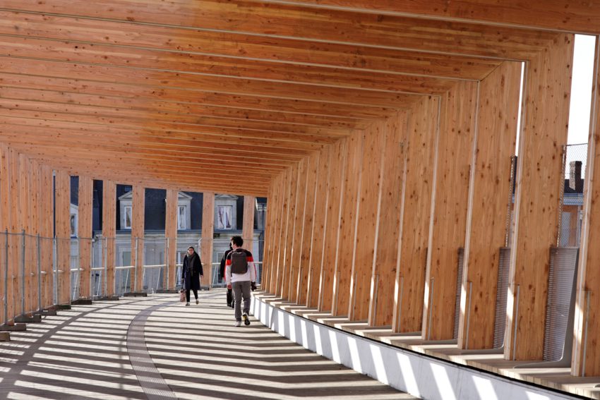 Rhythm of the structure - Footbridge at Angers Saint-Laud TGV Train Station / Dietmar Feichtinger Architectes (DFA)