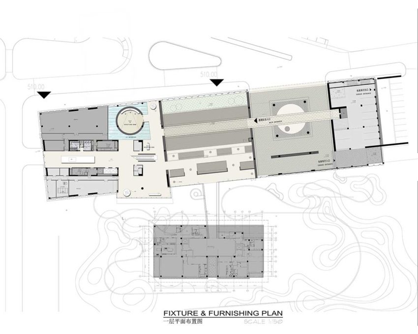 Plan - Xi'an Sunac · Grand Milestone Modern Art Center / Cheng Chung Design