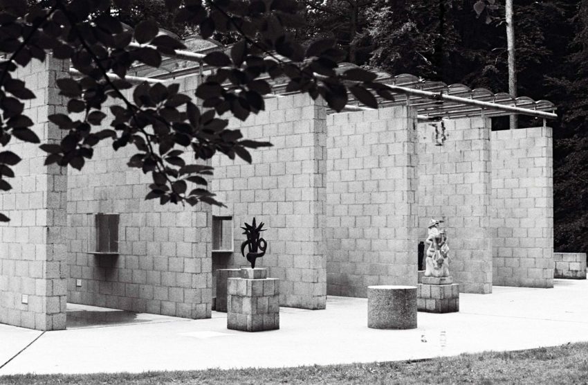 Sculptures at the Aldo van Eyck Sculpture Garden Pavilion