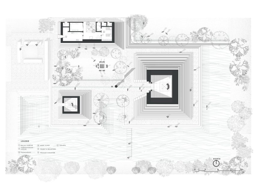 Floor Plan of Temple