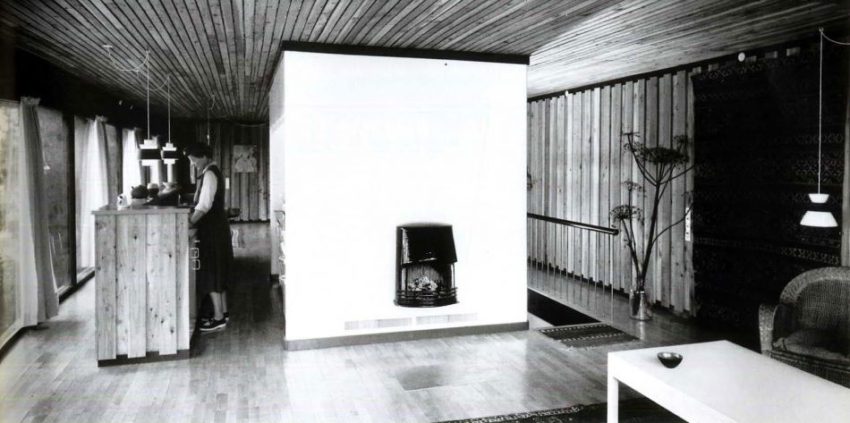 Interior photograph from 1955