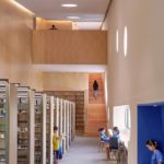 Library corridors - Pinghe Bibliotheater in Shangai / OPEN Architecture