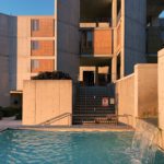 Patio and water feature - Salk Institute for Biological Studies / Louis Kahn