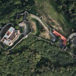 Aerial Top View - Helfštýn Castle Palace Reconstruction / Atelier-r