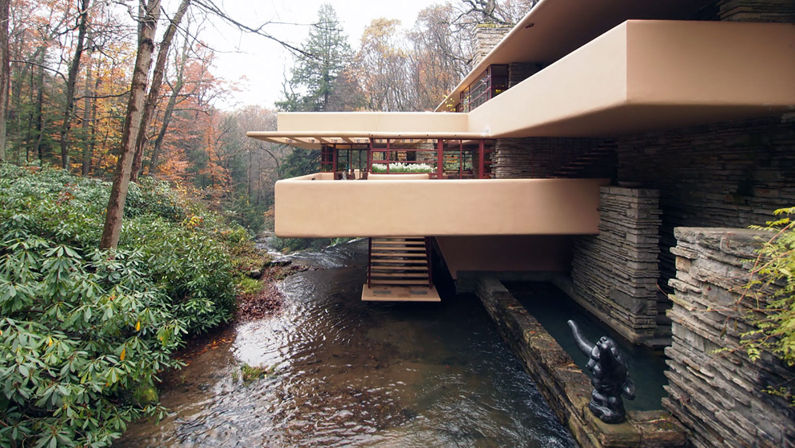 Falling Water House Frank Lloyd Wright Interior | Review Home Decor