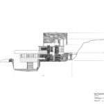 Elevation Fallingwater House by Frank Lloyd Wright